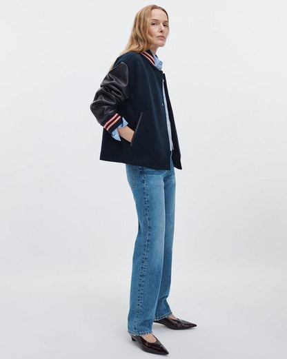 Rag & Bone Scarlet Varsity Jacket