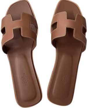 Hermes Oran Brown Gold