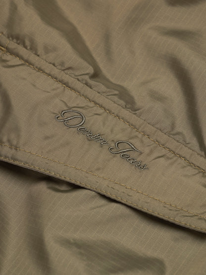 Denim Tears Script Windbreaker Olive