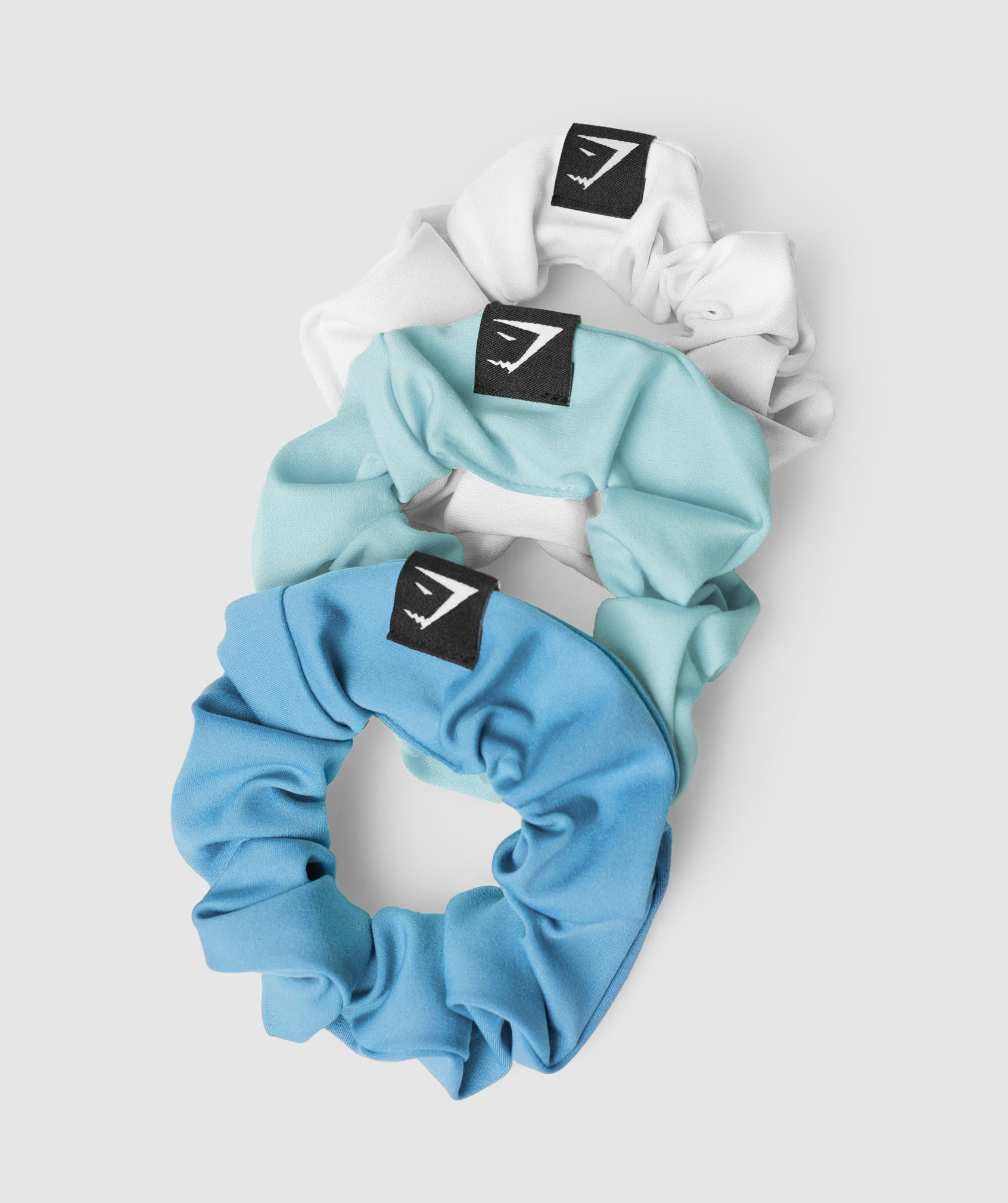 Women's Gymshark Scrunchies 3Pk Pearl Blue