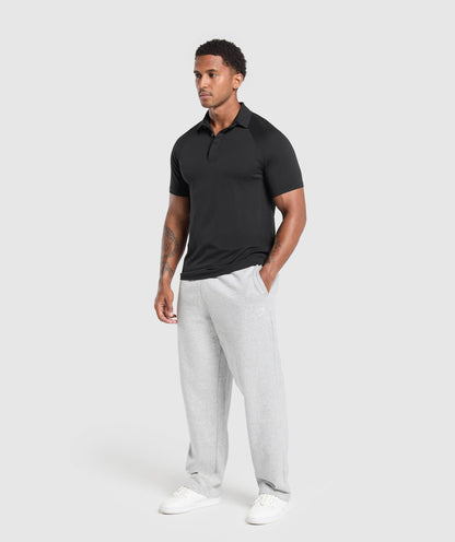 Gymshark Seamless Polo Shirt Black
