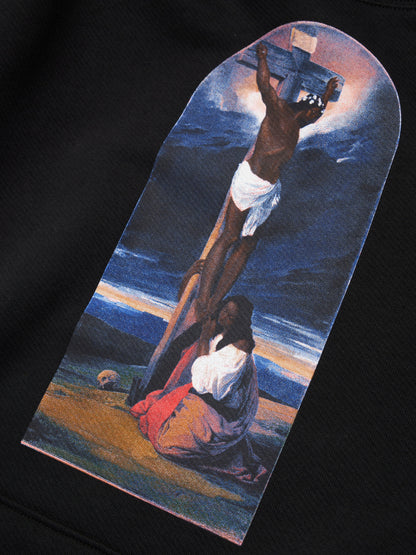 Denim Tears Seasonal Biblical Hoodie Black