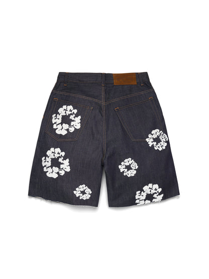 Denim Tears Selvedge Cotton Wreath Denim Short