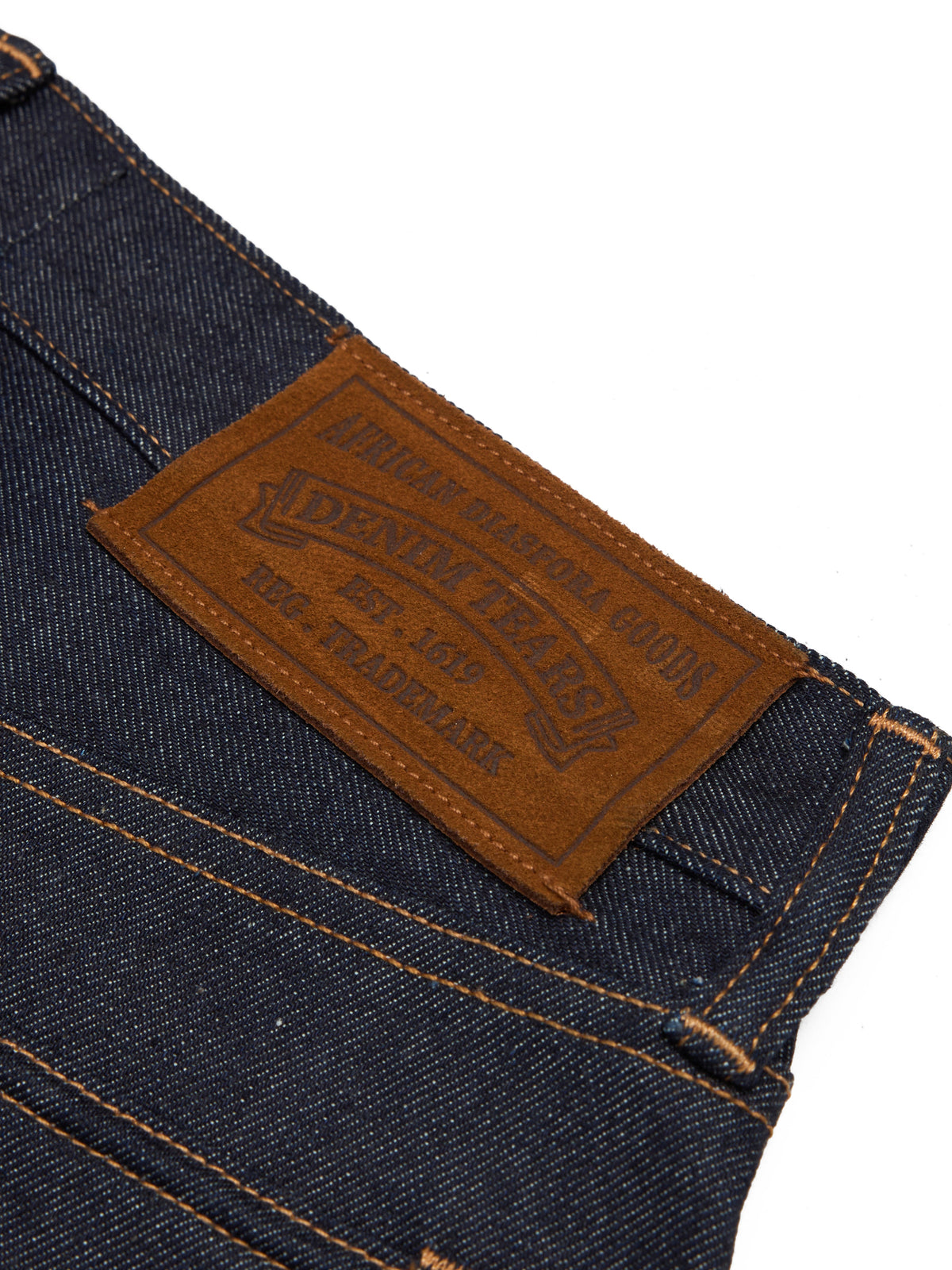 Denim Tears Selvedge Cotton Wreath Denim Short