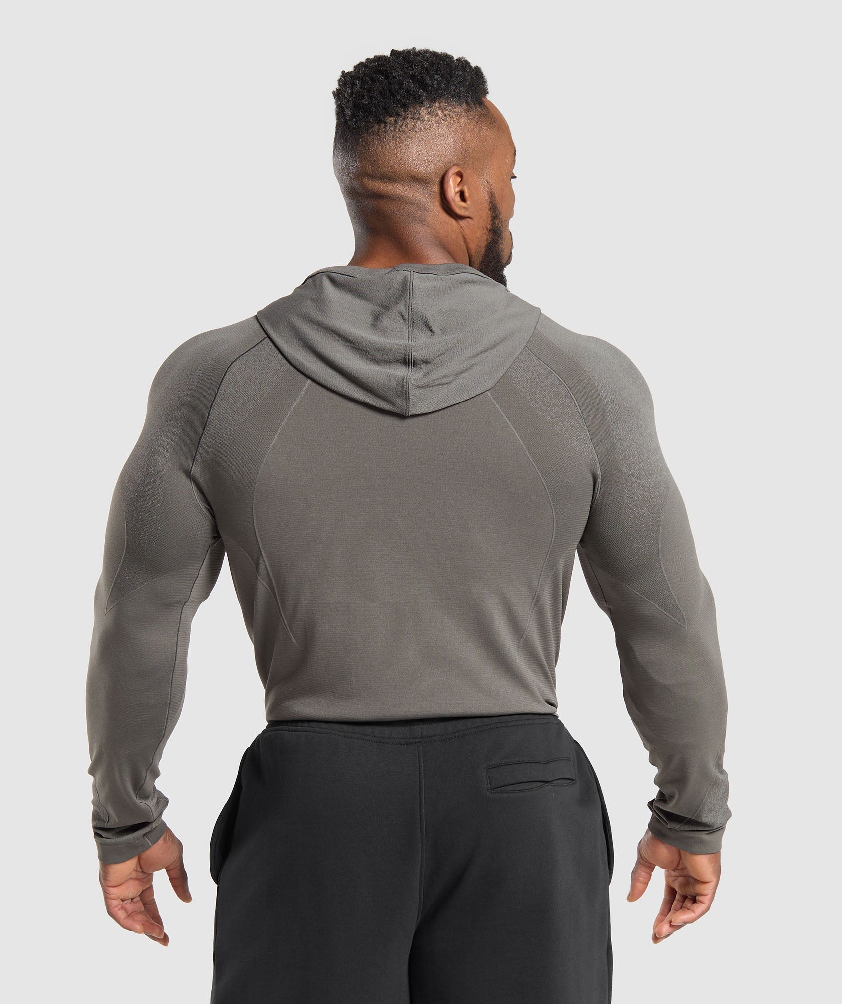 Gymshark Shadow Seamless Hoodie Meteor Grey