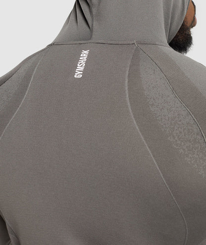 Gymshark Shadow Seamless Hoodie Meteor Grey