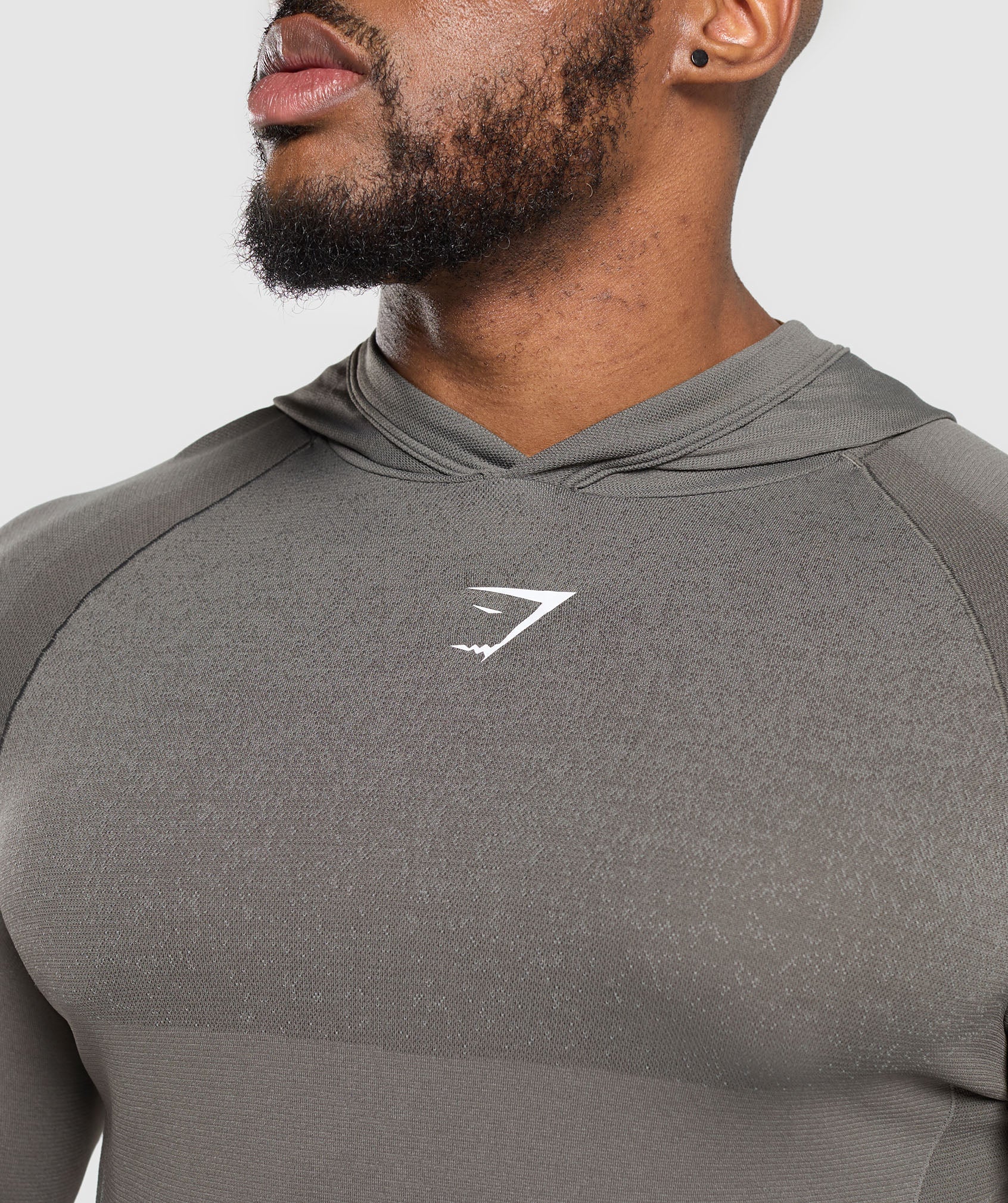 Gymshark Shadow Seamless Hoodie Meteor Grey