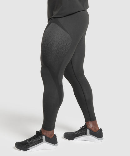Gymshark Shadow Seamless Tights Black