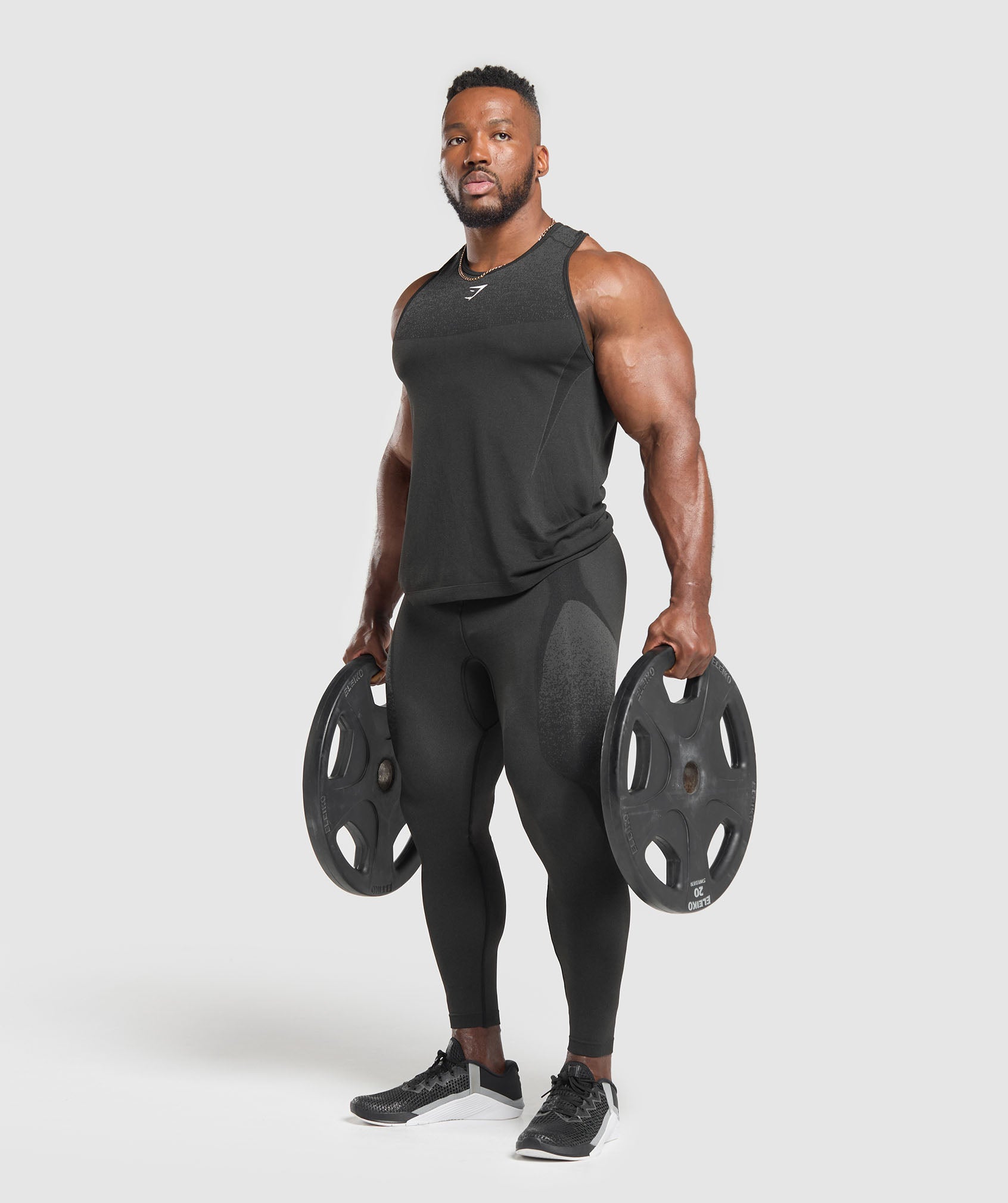 Gymshark Shadow Seamless Tights Black