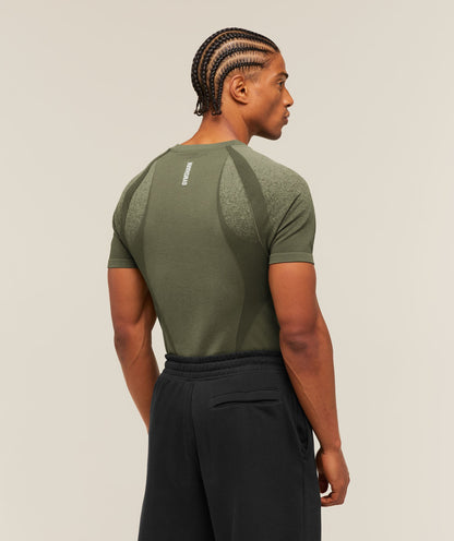 Gymshark Shadow Seamless T Shirt Core Olive