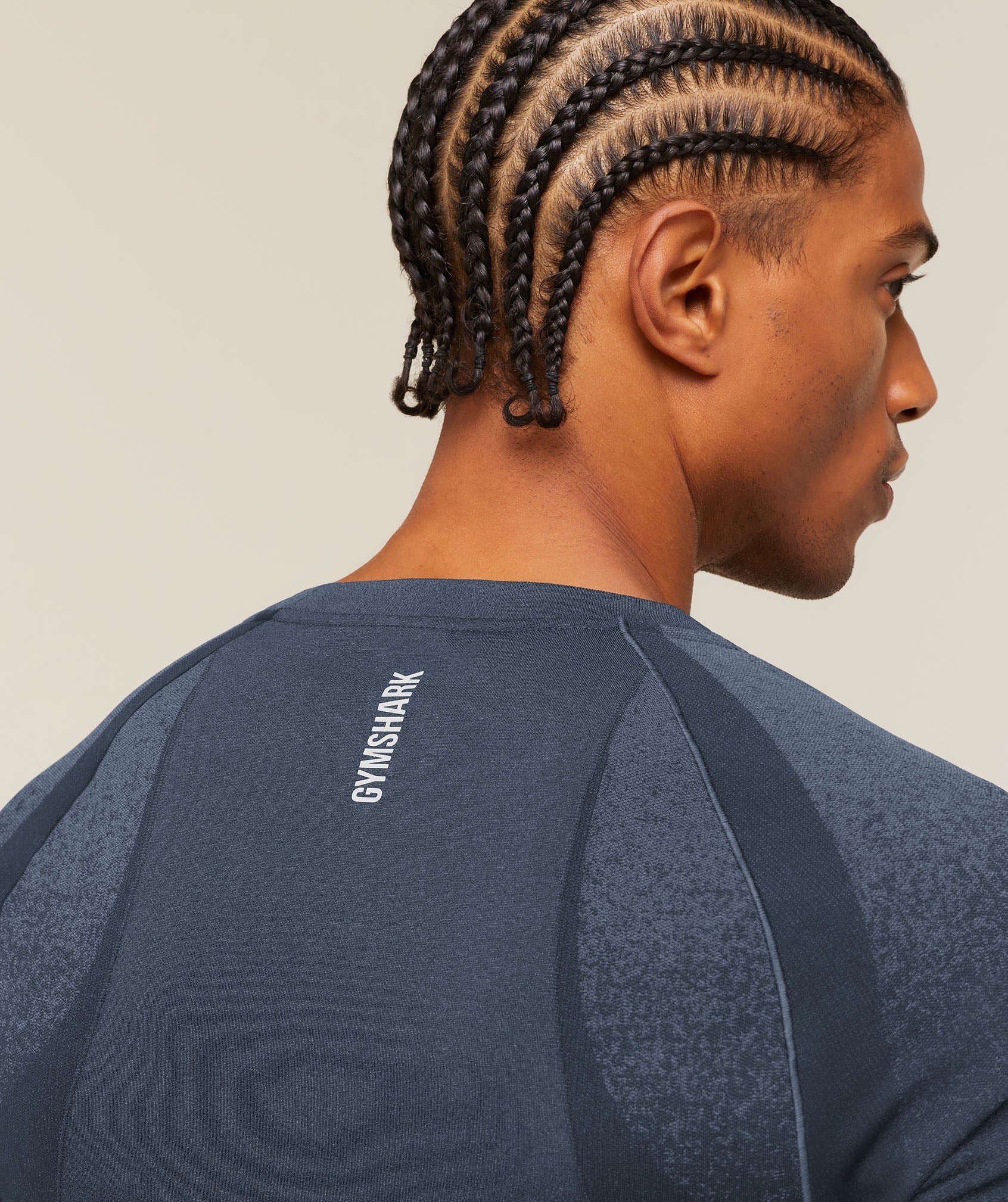 Gymshark Shadow Seamless T Shirt Heavy Blue