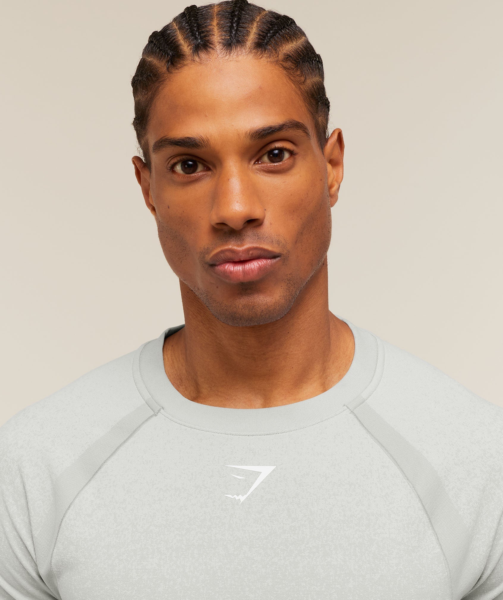 Gymshark Shadow Seamless T Shirt Light Grey