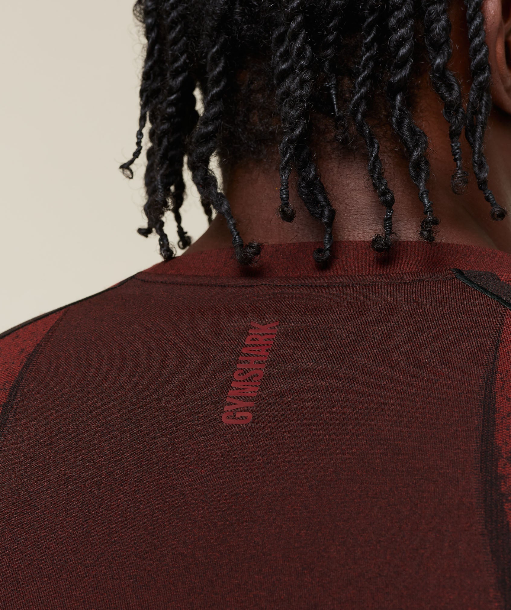 Gymshark Shadow Seamless T Shirt Sets Red