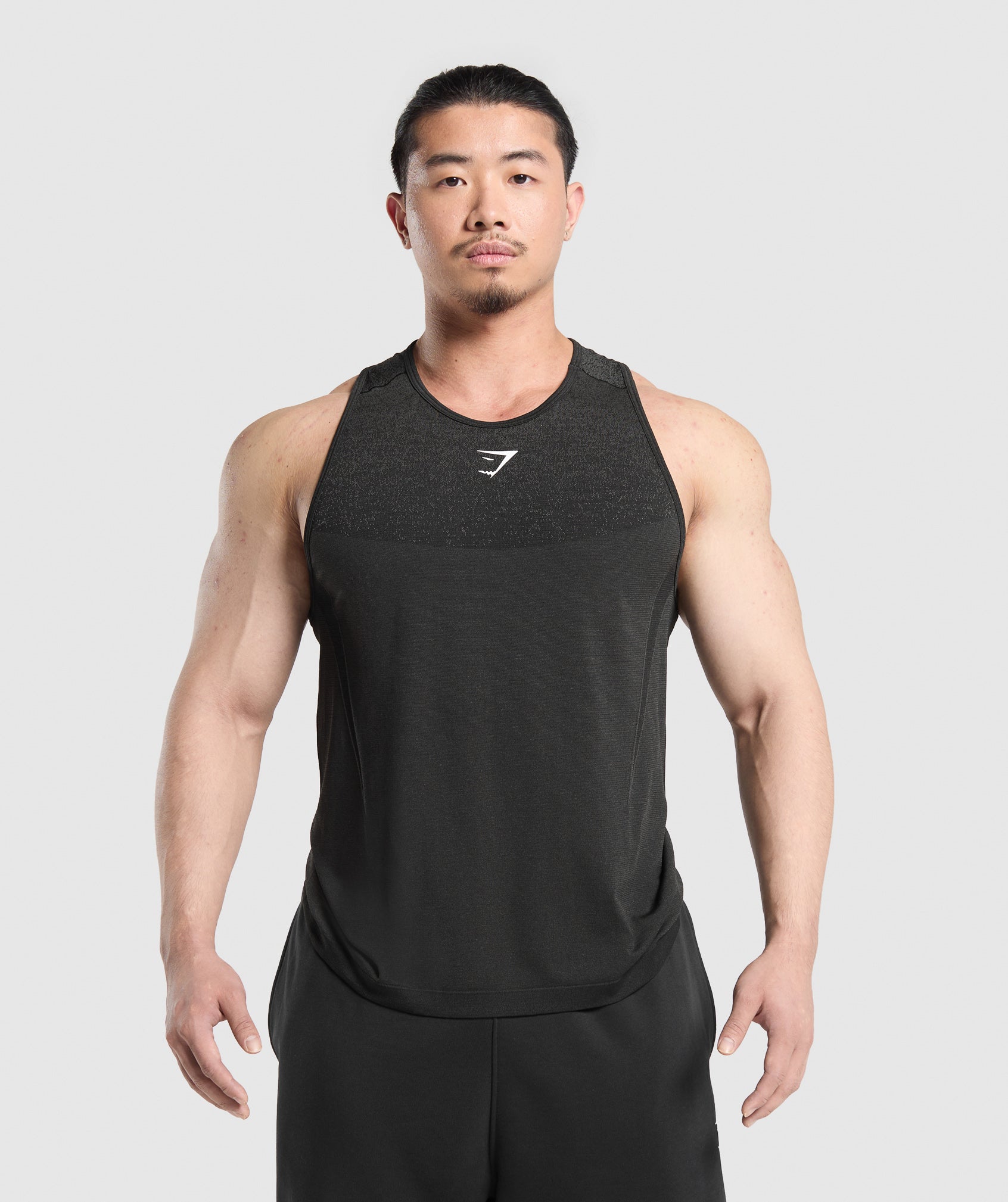 Gymshark Shadow Seamless Stringer Black