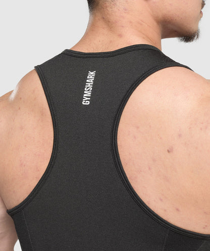 Gymshark Shadow Seamless Stringer Black