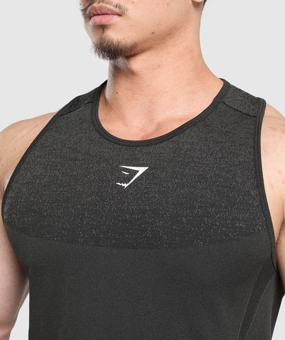 Gymshark Shadow Seamless Stringer Black