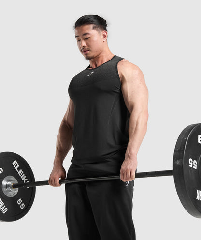 Gymshark Shadow Seamless Stringer Black