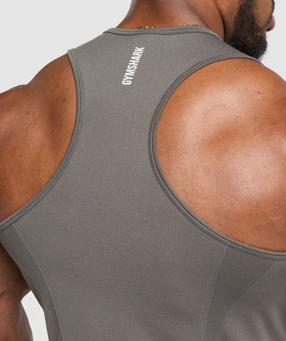 Gymshark Shadow Seamless Stringer Meteor Grey