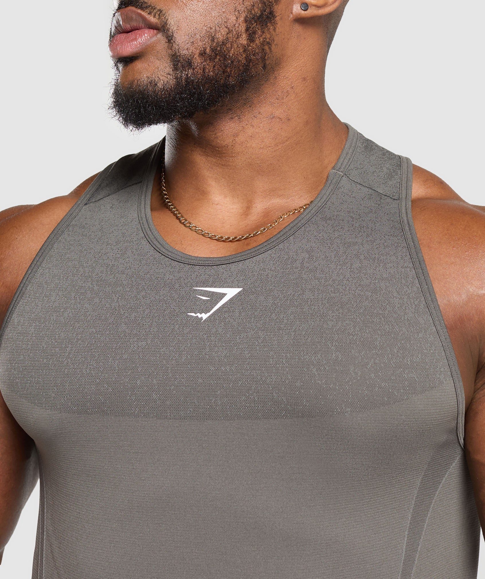 Gymshark Shadow Seamless Stringer Meteor Grey