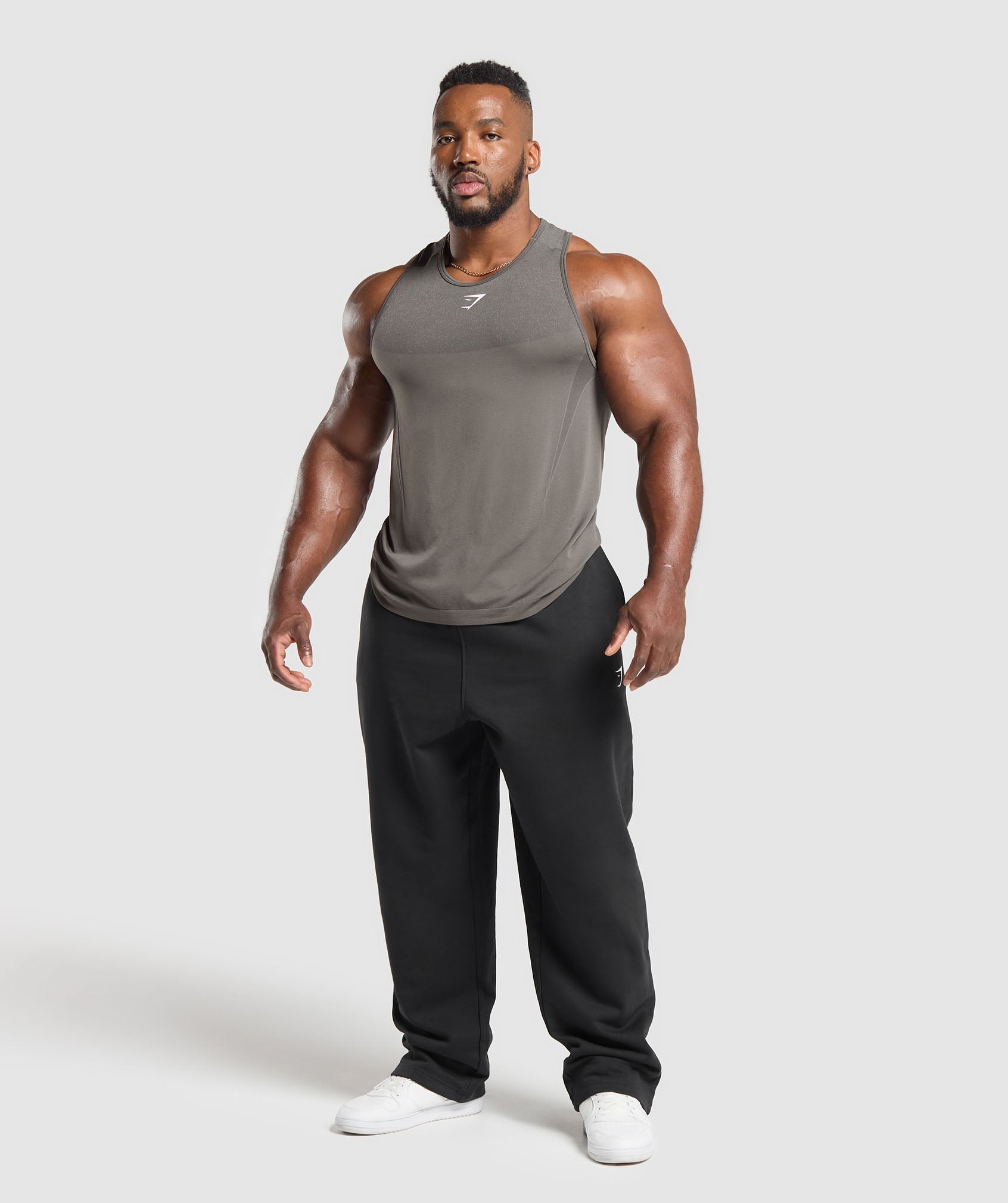 Gymshark Shadow Seamless Stringer Meteor Grey