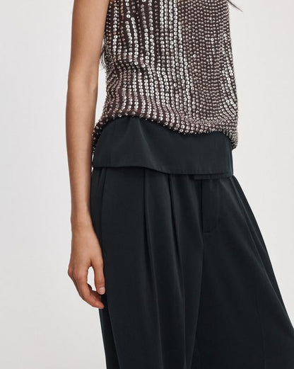 Rag & Bone Shania Foldover Satin Pant