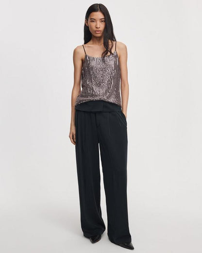 Rag & Bone Shania Foldover Satin Pant