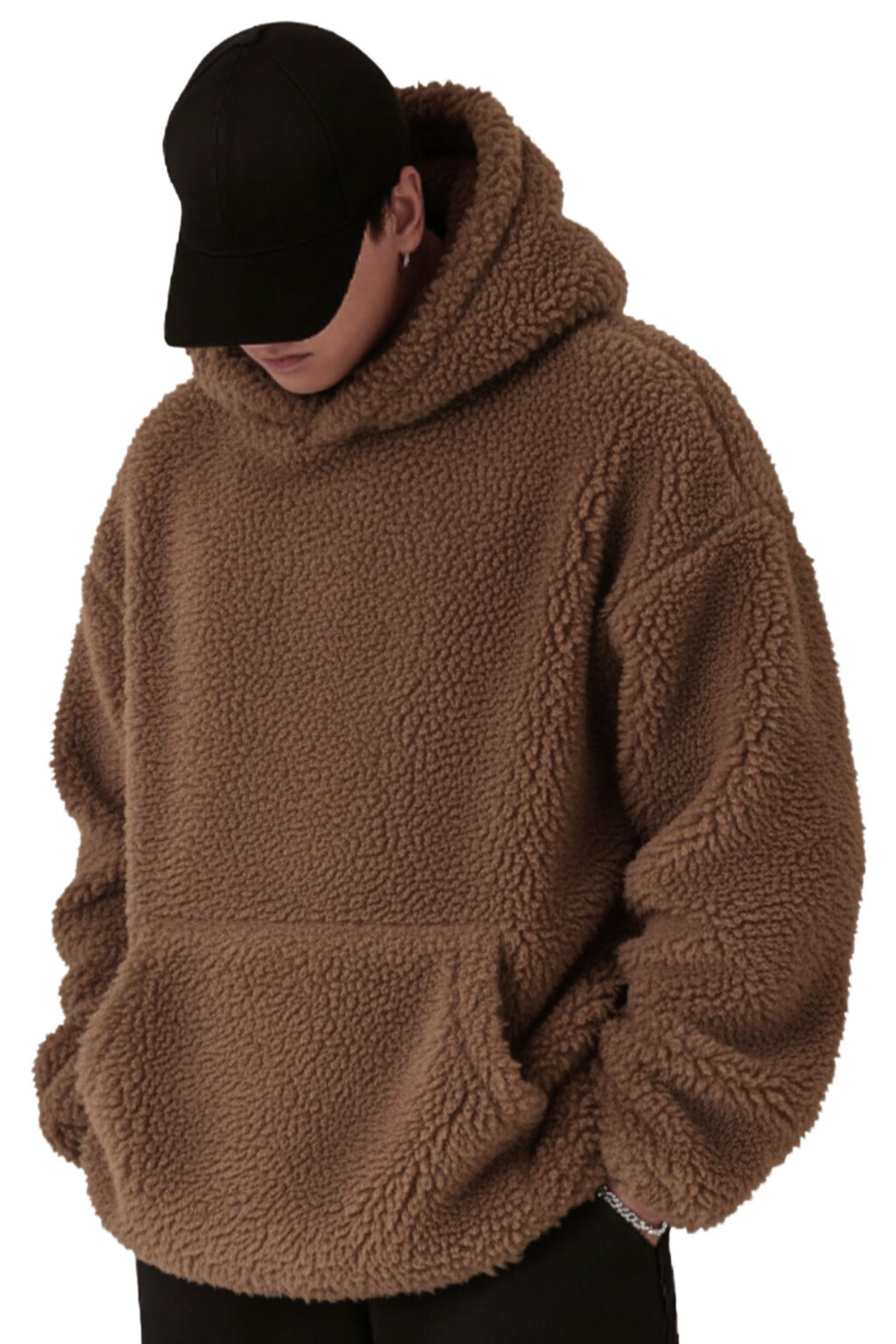 Sherpa Brown Furr oversized hoodie