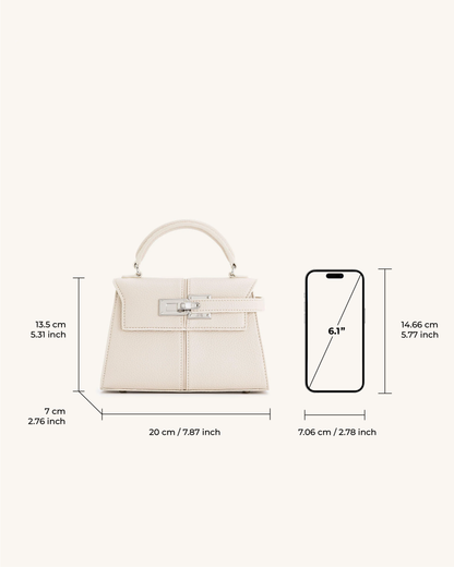 Jw Pei Elise Top Handle Bag White