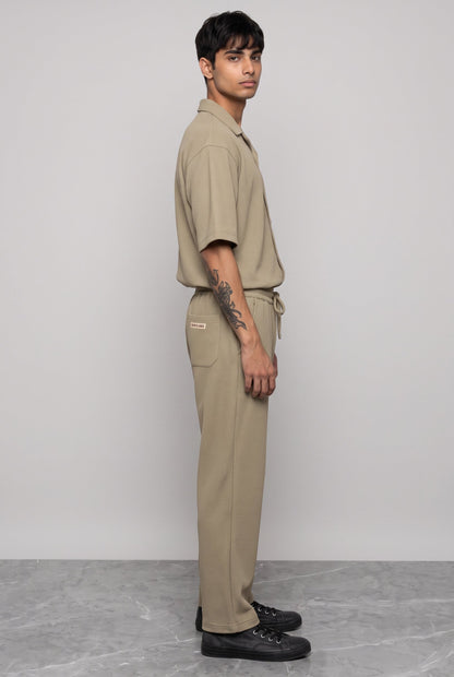BEIGE CO-ORD SET MEN'S PANT