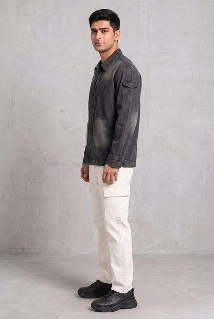 BLACK OG DENIM MEN'S JACKET