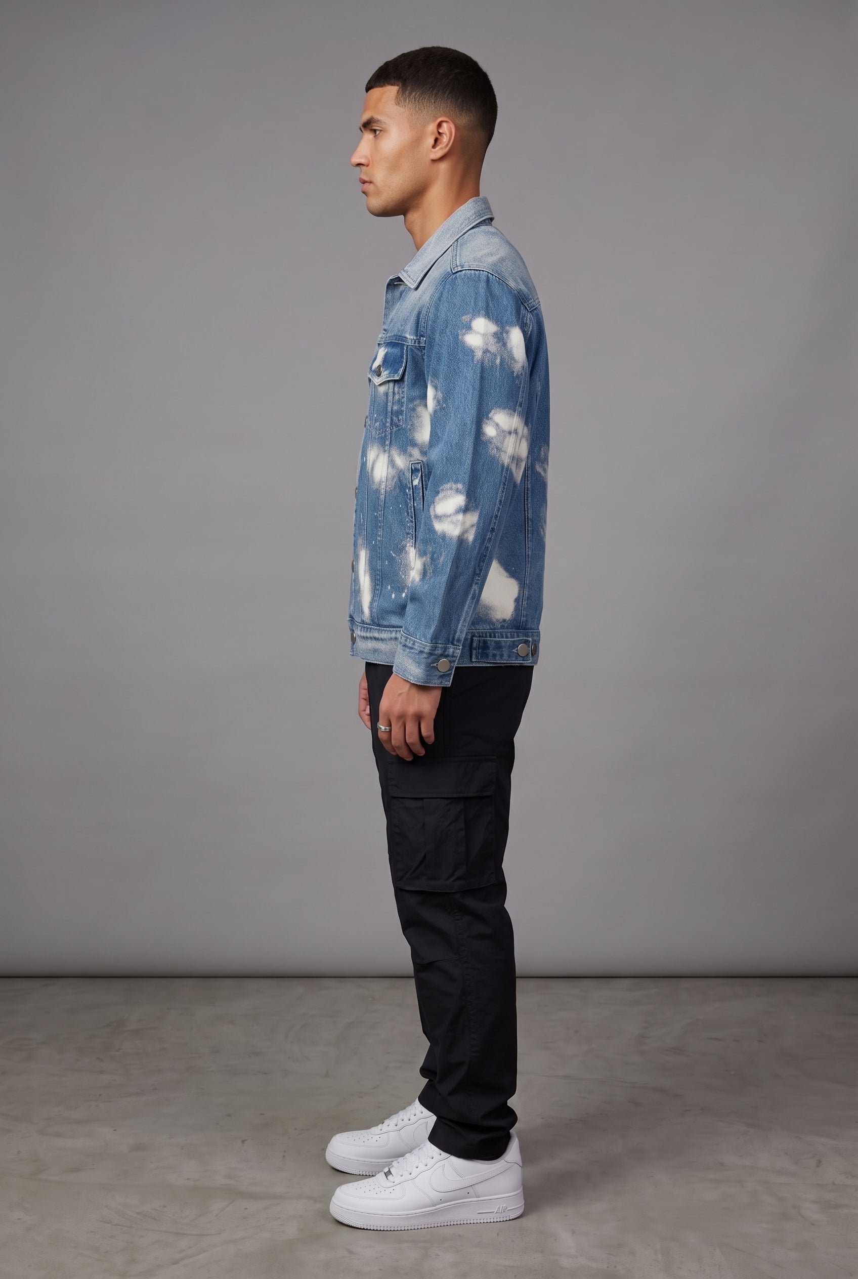 BLUE CLOUD DENIM MEN'S JACKET