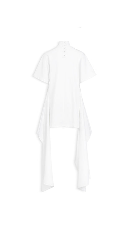 Alaïa Cotton Jersey T-Shirt Dress