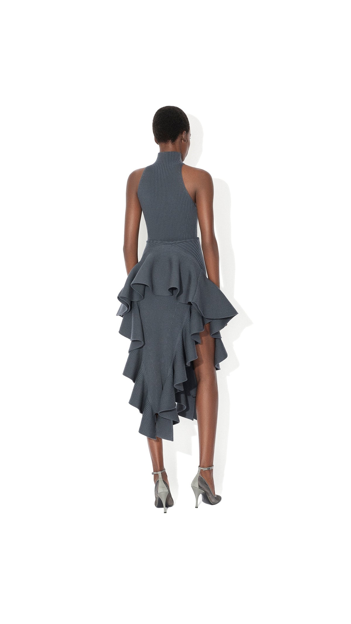 Alaïa Ribbed Halter Neck Top