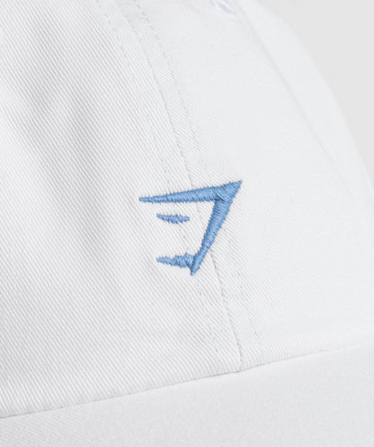 Women's Gymshark Relaxed Cap White