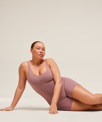 Women's Gymshark Soft Sculpt 5" All-In-One Calm Pink