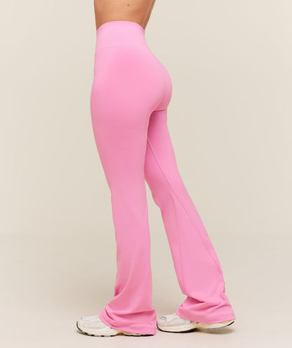Women's Gymshark Soft Sculpt Flared Leggings Focus Pink