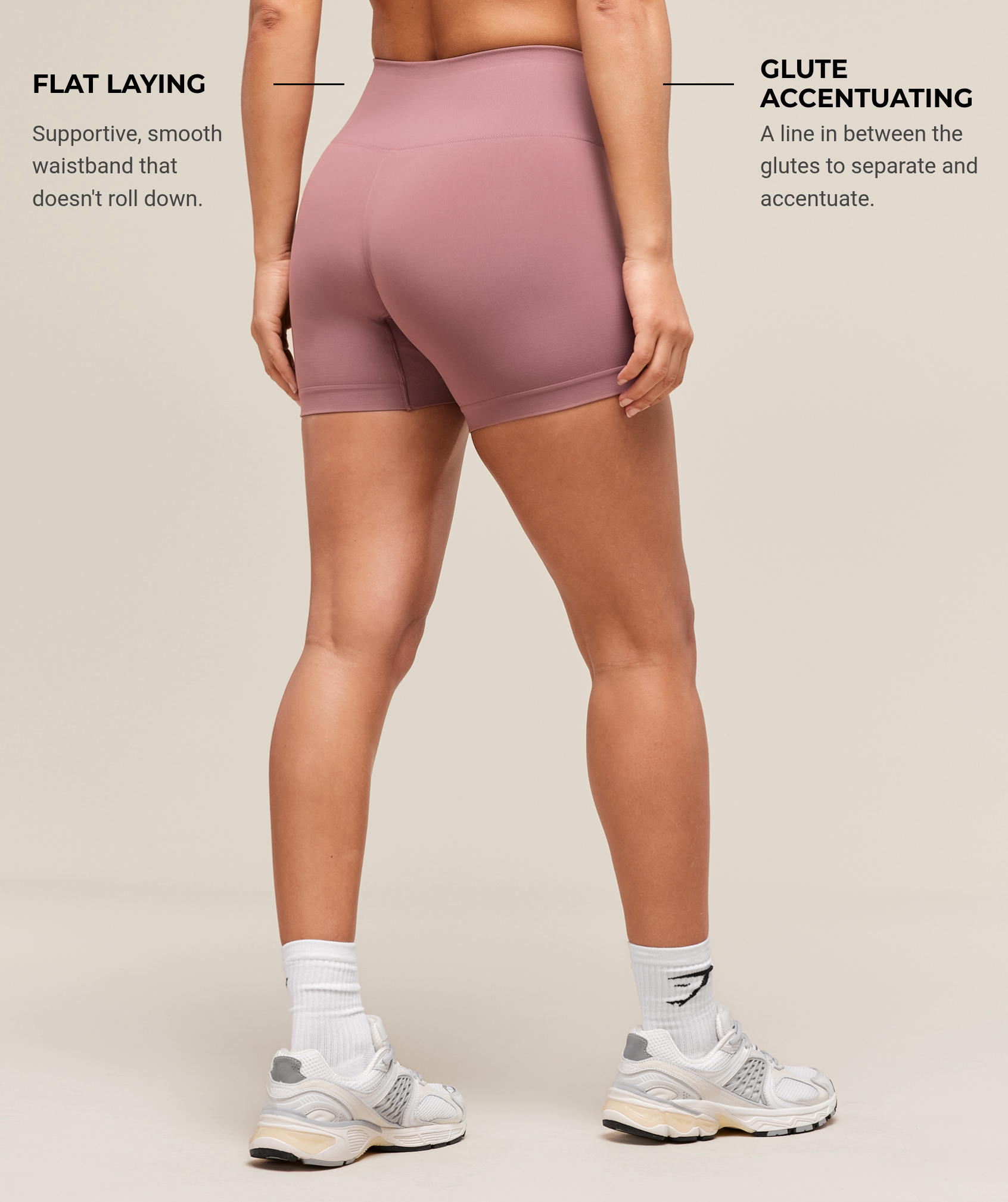 Women's Gymshark Soft Sculpt Shorts Calm Pink