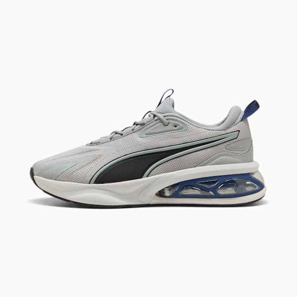 Solar Running Shoes Gray Echo-Puma Black-Glacial Gray-Blue Jewel