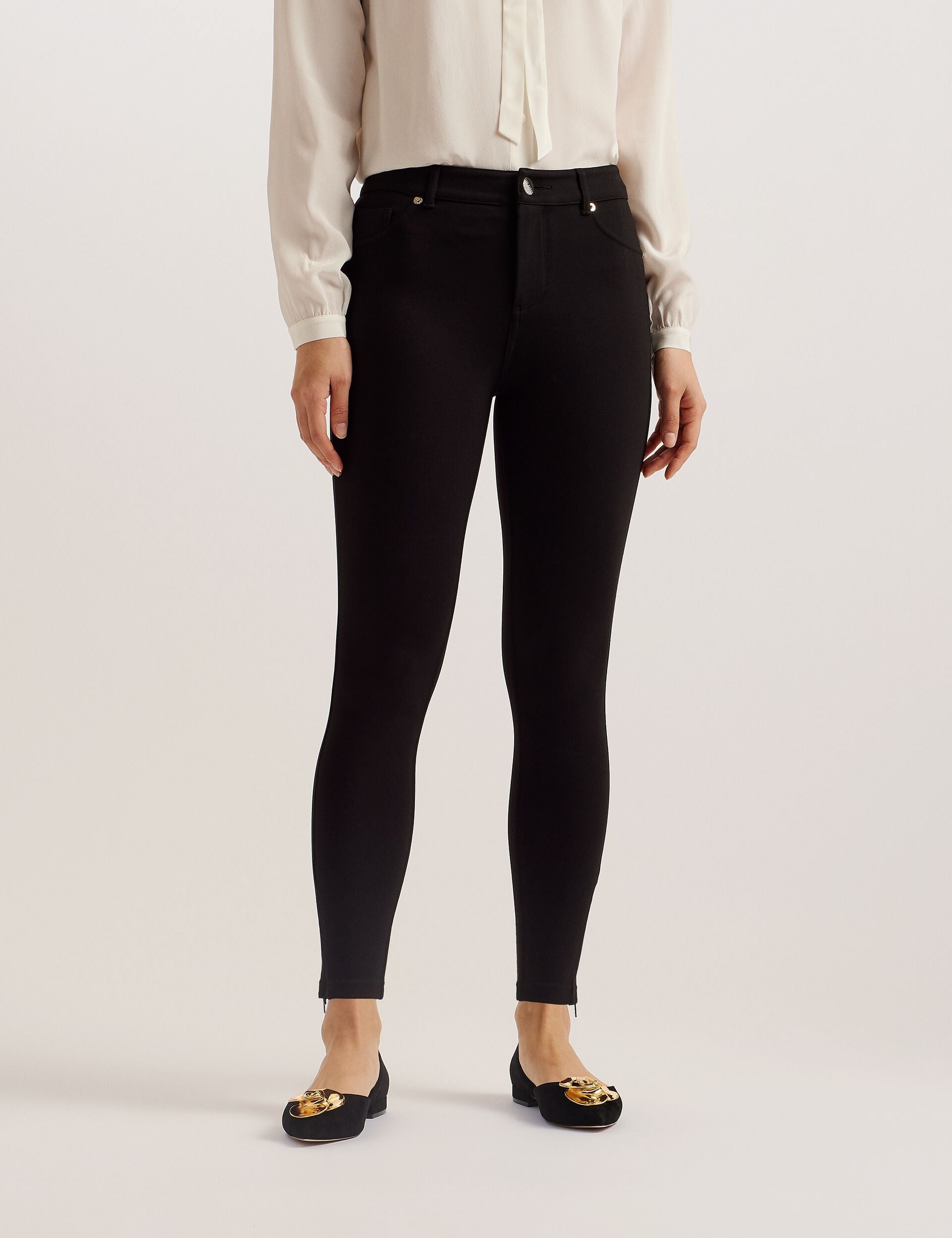 Ted Baker Strenti Skinny Fit Zip Cuff Jeggings Women's