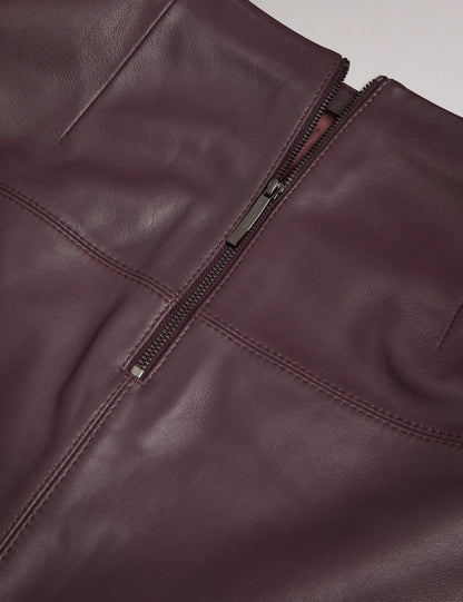 Ted Baker Valiat Aline Leather Mini Skirt Women's