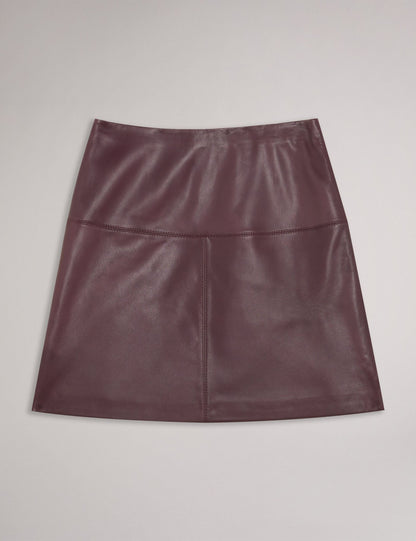 Ted Baker Valiat Aline Leather Mini Skirt Women's