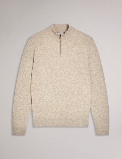 Ted Baker Kurnle T Knit Half Zip Funnel Neck Jumper