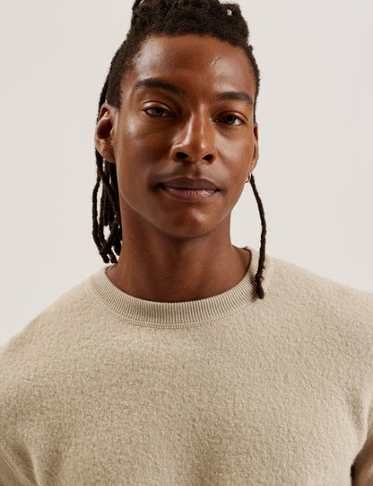 Ted Baker Olmste Boucle Wool Blend Crew Neck Jumper