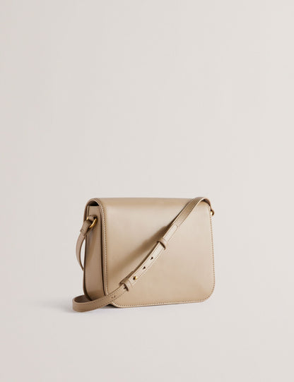 Ted Baker Kkayli Polished Leather Crossbody Satchel Bag Women's