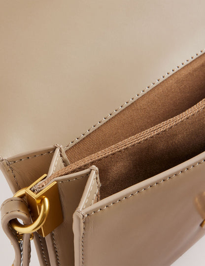 Ted Baker Kkaysa Leather Twist Lock Small Crossbody Bag Women's