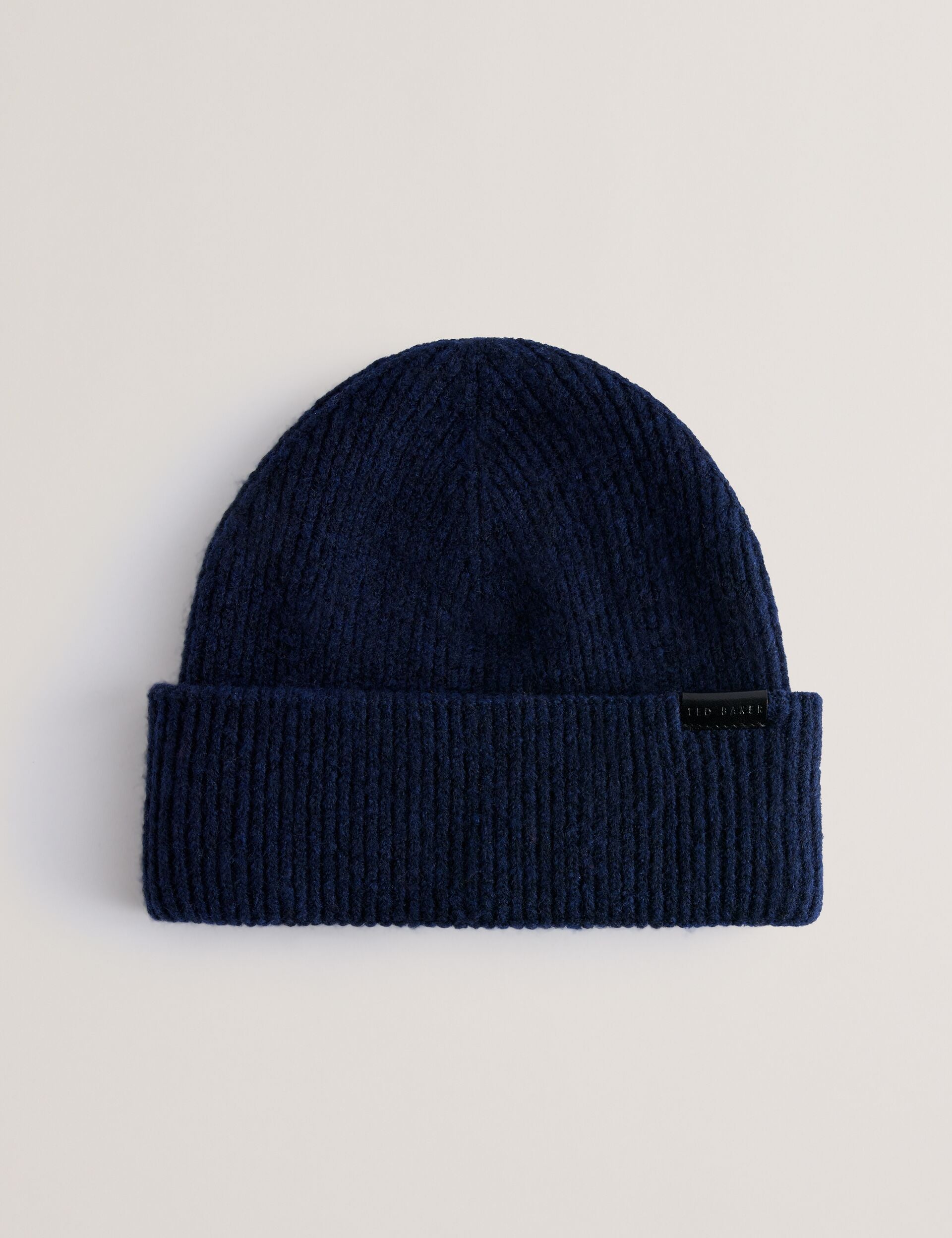 Ted Baker Alliiie Ribbed Knit Turnup Beanie Hat