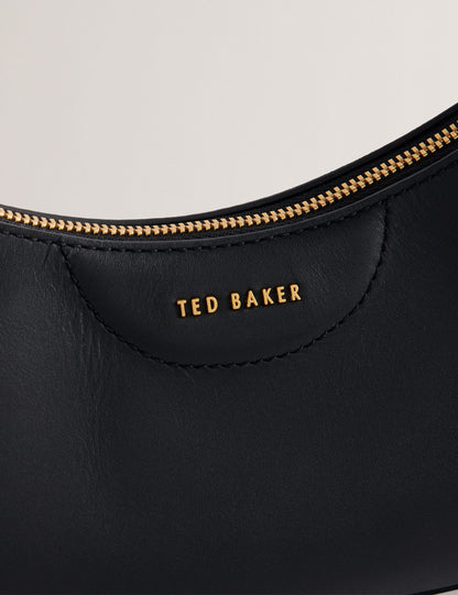 Ted Baker Essiy Leather Baguette Bag With Webbing Strap Women's