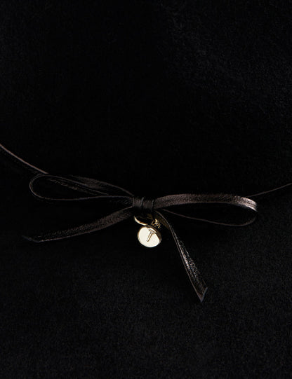 Ted Baker Abbiiio Bow Detail Pure Wool Fedora Hat Women's