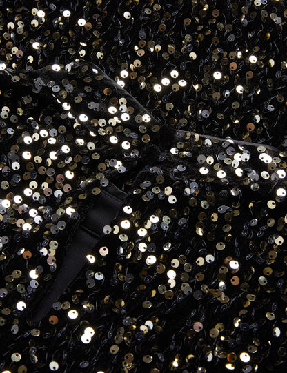 Ted Baker Audriyy Sequin Embellished Velvet Shift Dress Women's