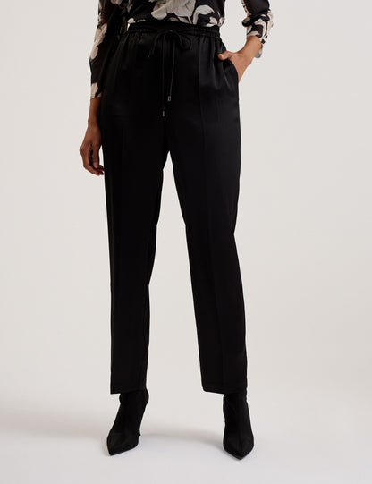Ted Baker Natori Satin Elasticated Waist Tapered Joggers Women's